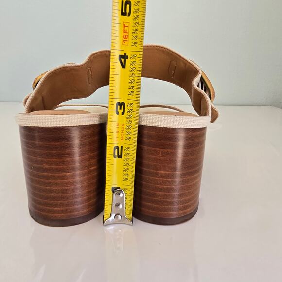 Tommy Bahama Trista Slide Sandal Women's 8.5M Linen Coastal Tropical Nautical - Picture 11 of 14